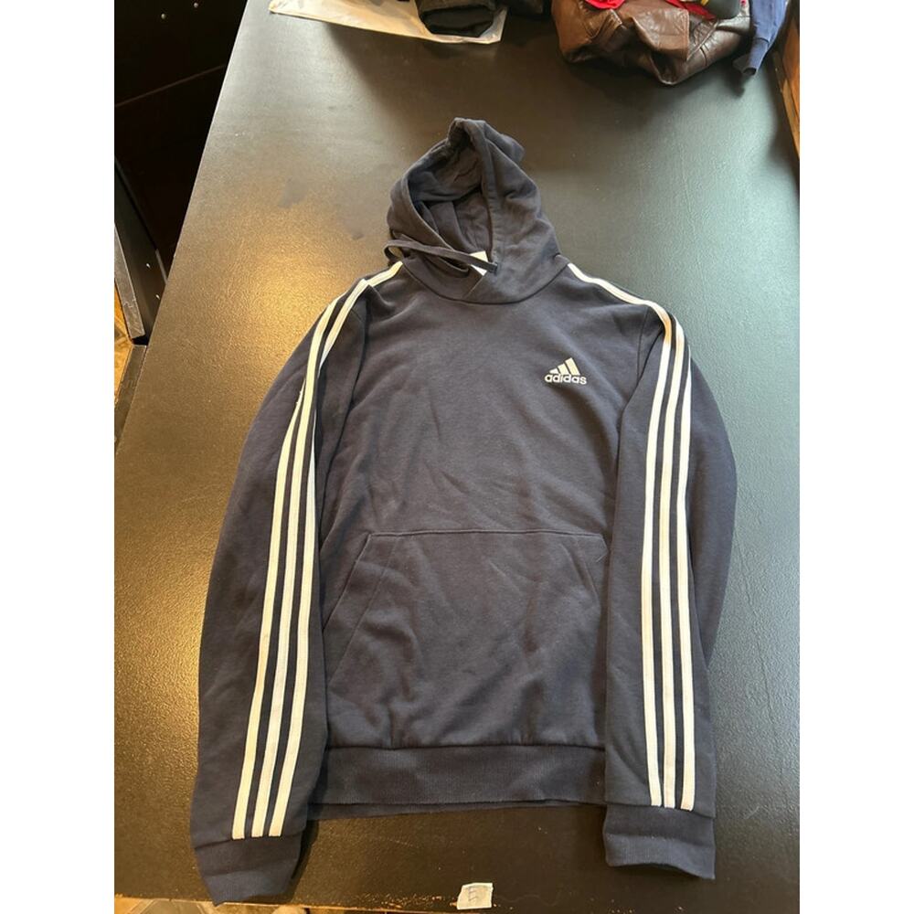 Vintage adidas mens size large striped hoodie
